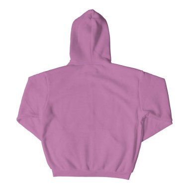 Tasarımlarınızı sadece birkaç tıklamayla görselleştirin Bu Arka Görünüm Muhteşem Tam Fermuarlı Kapüşonlu Modelleme Kraliyet Leylak Rengi.