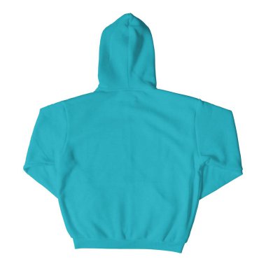 Tasarımlarınızı sadece bir kaç tıklamayla görselleştirin Bu Arka Görünüm Muhteşem Tam Fermuarlı Kapüşonlu Mockup Dalgıç Mavisi.