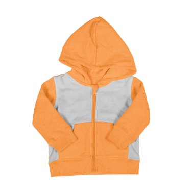 Bir Ön Görünüm Kapüşonluyla Bebek İçin Zerdeçal Tozu Rengi ile Tasarımlarınızı çabucak ve kolayca hayata geçirmek için.