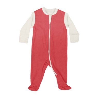 Bu Ön Görünüm Tatlı Bebek Tulumu Alev kırmızısı renginde, şahsi ürünlere bir ton para harcamak zorunda kalmadan eserlerinizi sergilemek için mükemmel bir yol.