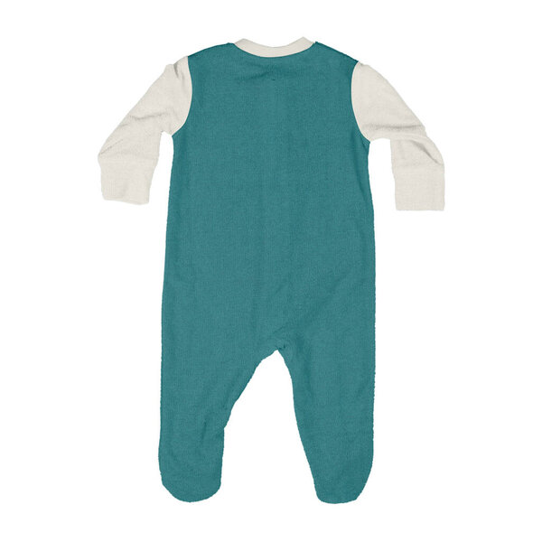 This Back View Sweet Baby Jumpsuit Mock Up In Green Eden Color will fulfill your needs, will allow you to create beautiful product with your own design.