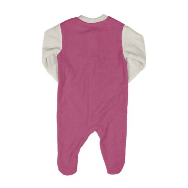 Bu Back View Sevimli Bebek tulumu Koyu Sangria renginde, tasarımınızı ortaya çıkaracak ve harika görünecek.