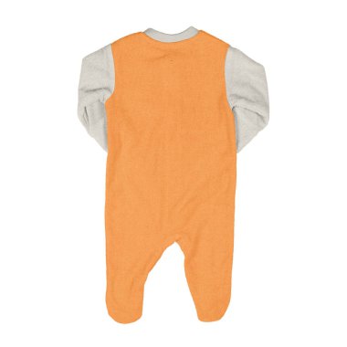 Bu Arkadan Bakış Güzel Bebek tulumları, zerdeçal tozu renginde, tasarımınızı ortaya çıkaracak ve harika görünecek.