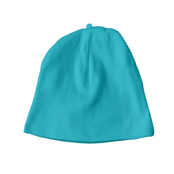 Χαριτωμένο Καπέλο Μωρό Mock Σκούμπα Μπλε Χρώμα Επαγγελματίας Αναζητούν Mockup — Φωτογραφία Αρχείου