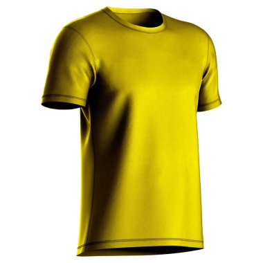Tasarımlarınızı bir grafik tasarım ustası gibi gösterin Bu Yan Görünüm Klasik Jersey T-shirt 'ü Sarı Quince Renkli.