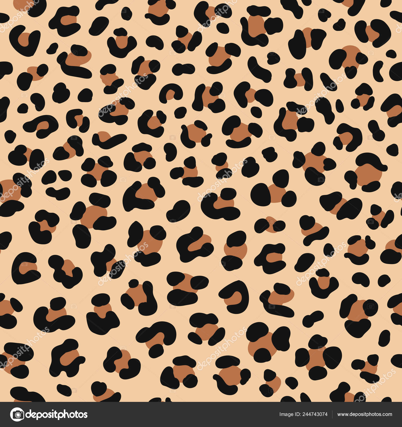 Seamless Pink Leopard Skin Pattern For Fashion Prints Posters