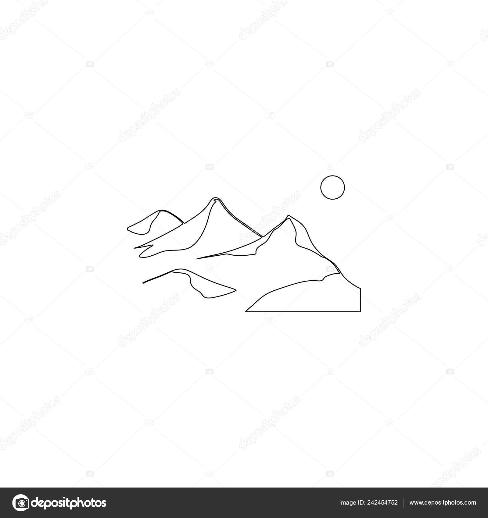 Featured image of post View 13 Outline Mountain Simple Drawing