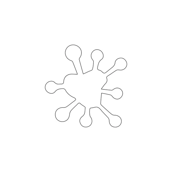 Helyszínen Egyszerű Lapos Vector Icon Illusztráció Vonal Szimbólumát Szerkeszthető Stroke — Stock Vector