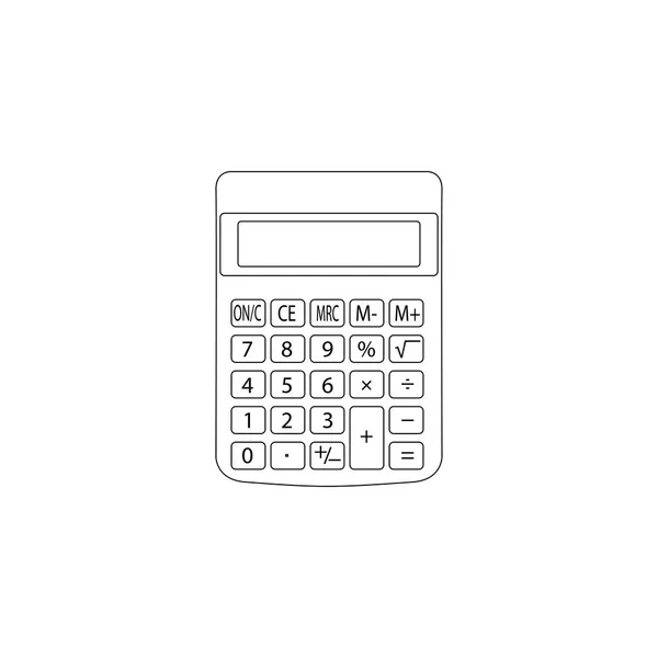 เคร องค ดเลข ปภาพไอคอนเวกเตอร แบนง กษณ บรรท ดบรรท งหวะท ไขได — ภาพเวกเตอร์สต็อก