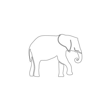 fil. basit düz vektör simge tasarlamak. Anahat satırı simgesi - düzenlenebilir kontur