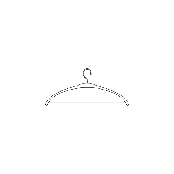 Hanger Eenvoudige Platte Vector Pictogram Illustratie Overzichtssymbool Lijn Bewerkbare Beroerte — Stockvector