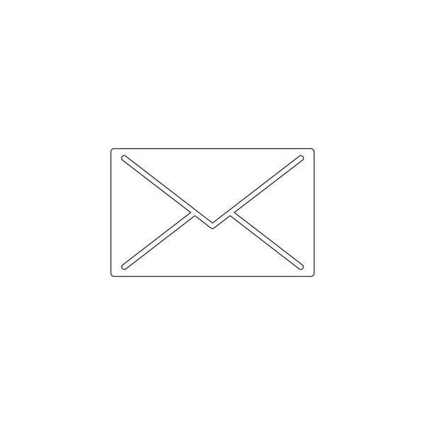 Correo. icono de vector plano — Archivo Imágenes Vectoriales