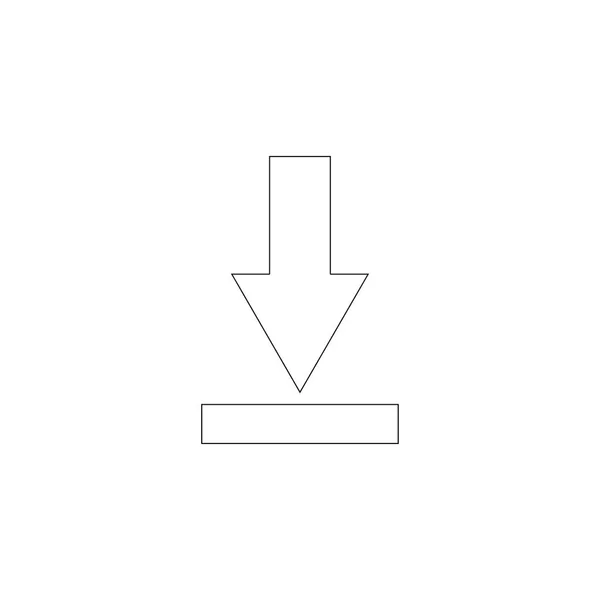 Звантаження. плоска векторна іконка — стоковий вектор