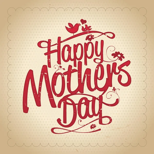 Happy Mothers design giorno . — Vettoriale Stock