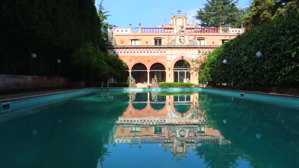 Villa All Antica Italia Sicilia Sviluppo Una Vecchia Villa Acqua — Video Stock