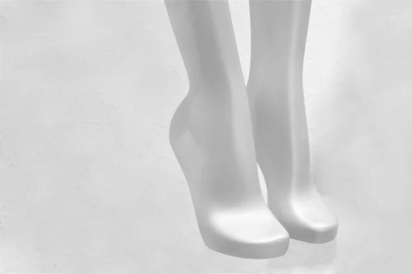 Patas de maniquí de plata . — Foto de Stock