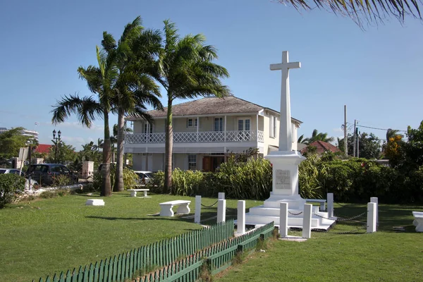 Kriegerdenkmal Zentrum Der Stadt Falmouth Jamaica Karibik — Stockfoto