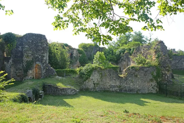 Ruïnes Van Historische Stadsmuren Vestingwerken Aan Citadel Van Blaye Departement — Stockfoto