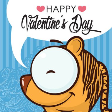 Sevgililer Günü tebrik kartı..