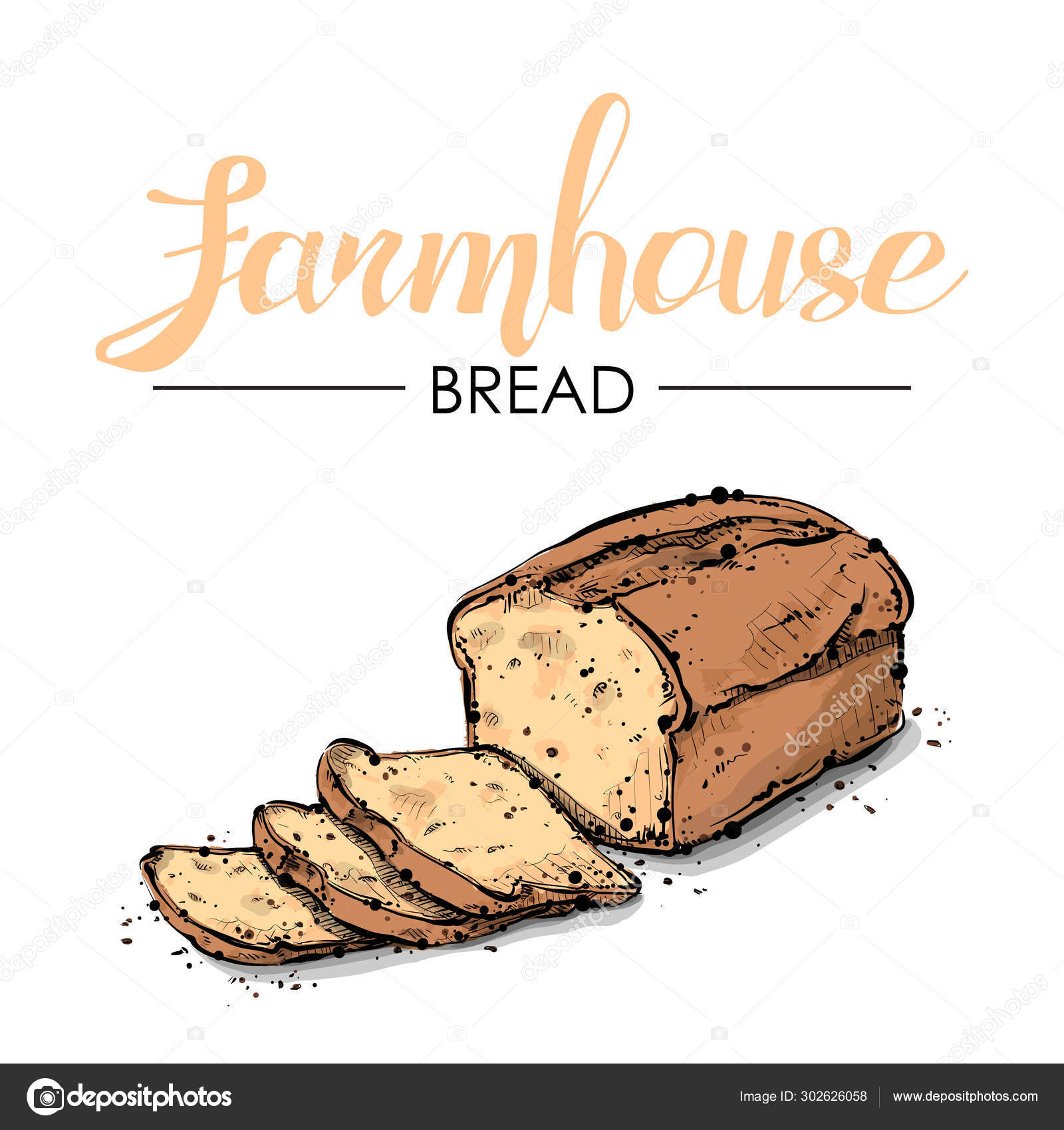 Farmhouse Bread Drawing Sketch Style Vector Vector Image By C R Lion O Vector Stock Farmhouse Bread Drawing Sketch Style Vector Vector Image By C R Lion O Vector Stock