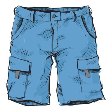 Suluboya aksesuarı. Erkek kıyafetleri. Vektör.