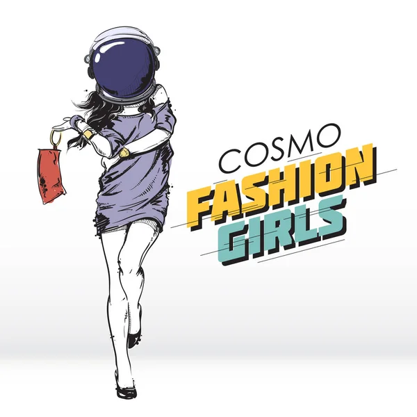 Ilustración de moda Cosmo. Colección vectorial . — Vector de stock