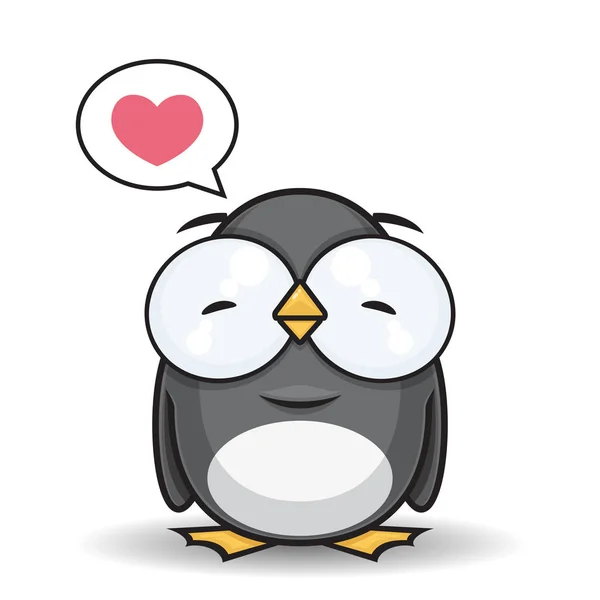 Vektorillustration von Cartoon Penguin. — Stockvektor