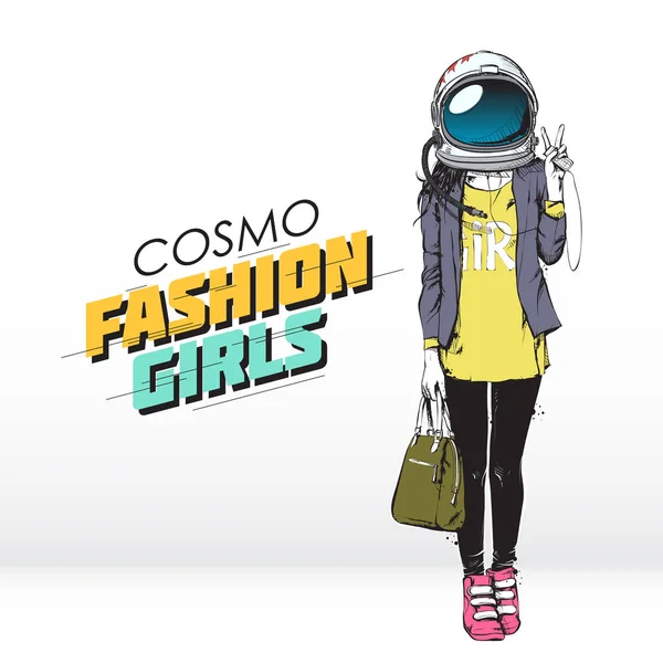 Ilustración de moda Cosmo. Colección vectorial . — Vector de stock