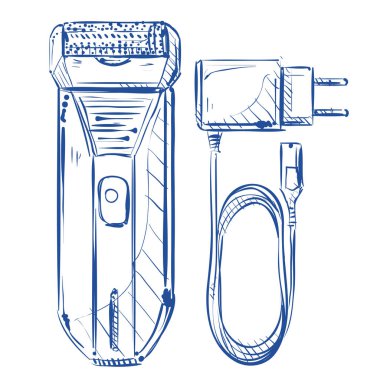 Eskiz tarzı aksesuar. Vektör.