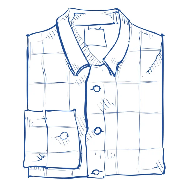 Accessoire de style croquis. Des vêtements pour hommes. Vecteur . — Image vectorielle