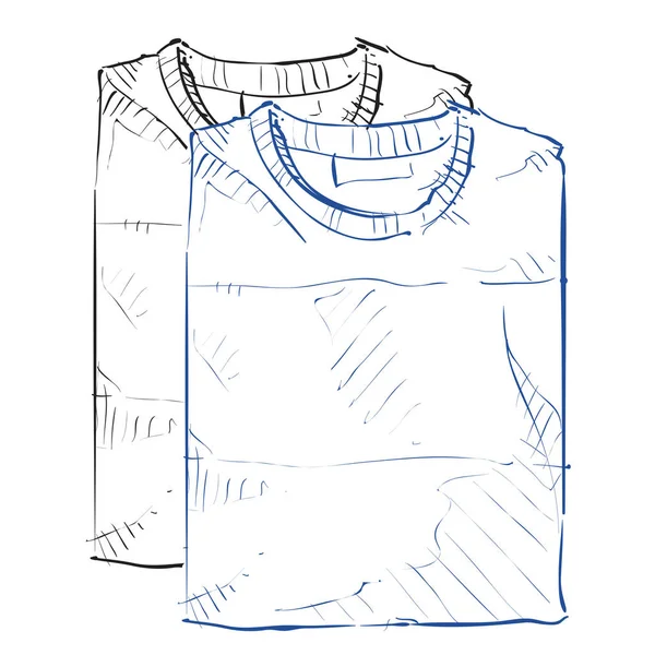 Accessoire de style croquis. Des vêtements pour hommes. Vecteur . — Image vectorielle