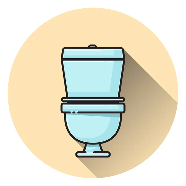 Cartoon wc icon. Векторная иллюстрация — стоковый вектор