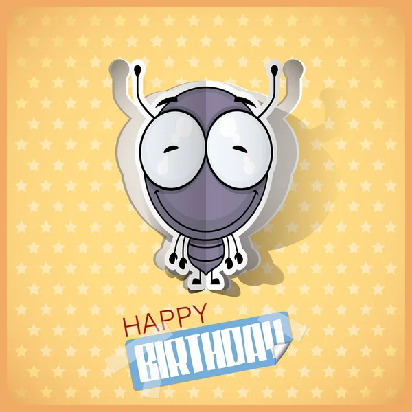 Cartoon ant character cut out from paper. Vector collection. — Stock Vector