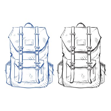 Eskiz tarzı aksesuar. Vektör.