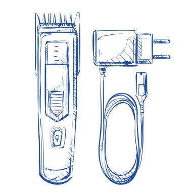 Eskiz tarzı aksesuar. Vektör.