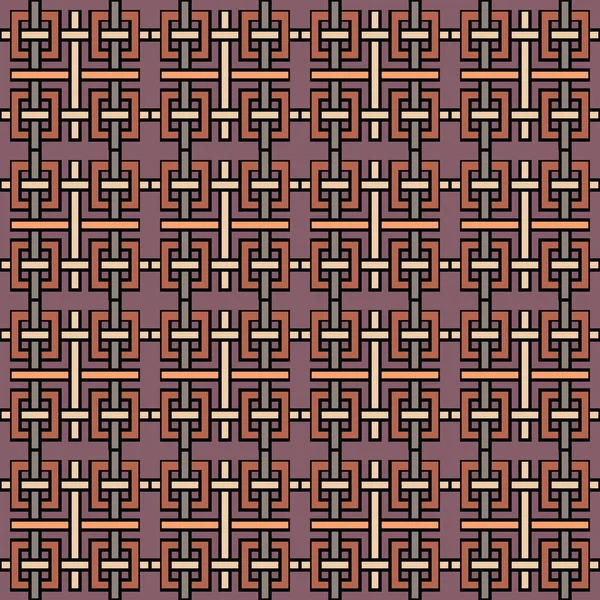 Geometrické Pozadí Abstraktní Počítačové Grafiky Lze Použít Návrhu Textilií Polygrafickém — Stockový vektor