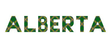 Alberta, tartan harfler