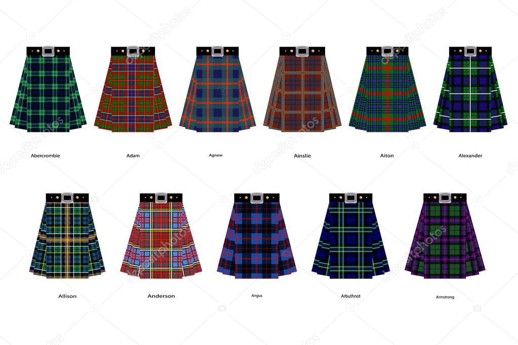 alexander tartan kilt