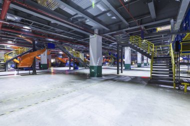 Bir büyük lojistik merkezi iç