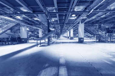 Bir büyük lojistik merkezi iç