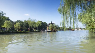 Yangzhou, Çin, ünlü bir park, Slender West Lake Park.