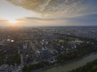 Çin Yangzhou, şehir manzarası