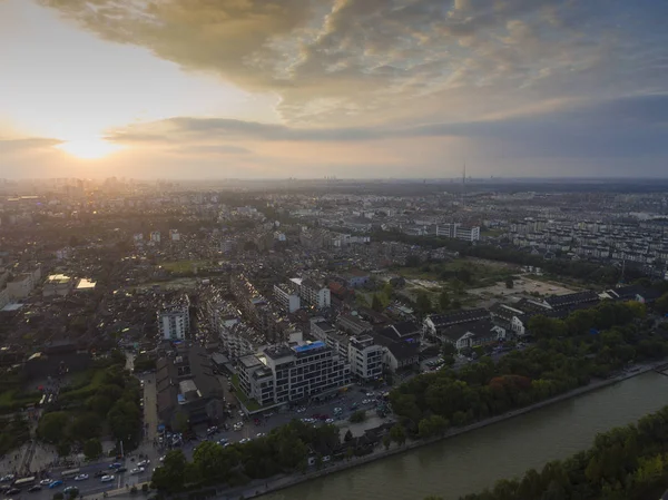 Çin Yangzhou, şehir manzarası