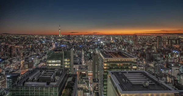 Tokyo Skytree Japan Stadsgezicht — Stockfoto