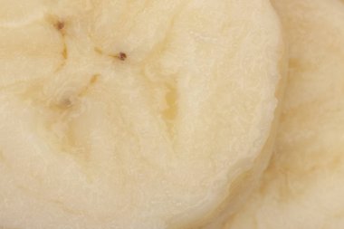 makro fotoğrafçılık muz hamuru. seçici odak bulanık görüntü. Yakın çekim arka plan olarak kullanılabilir