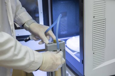 Çalışma environmentclose-up kimyasal element eğitim ciddi klinisyen