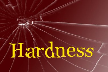 Metin, sertlik kırık cam. Arka plan