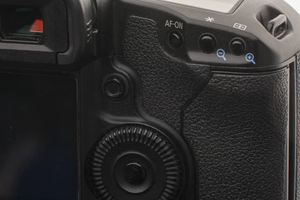 Close up van een moderne, digitale camera. — Stockfoto
