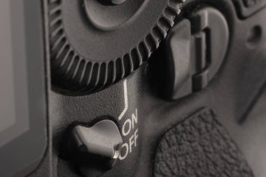 modern, dijital kamera yakın çekim.