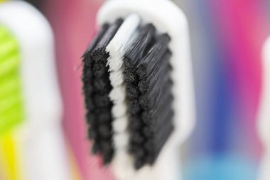 Arka plan resmi diş fırçasının bulanıklık